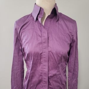 Purple Banana Republic shirt, size 6